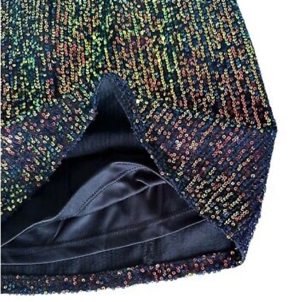 Thirty Thirty La Strapless Sequin Multicolor Ruff… - image 3